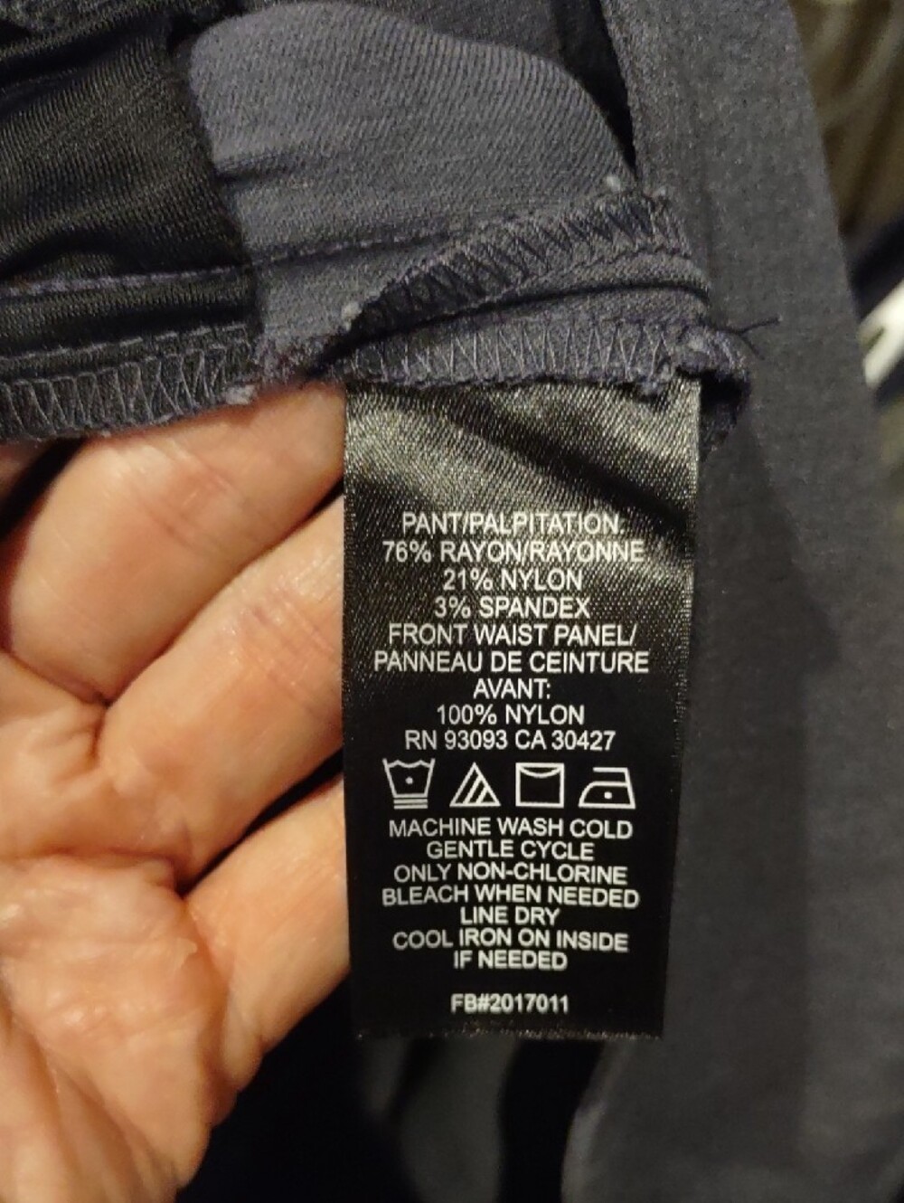 Nic And Zoe Wonder Stretch Dark Indigo Slim Ponte Pants Dress Career Stretch 8 - Picture 8 of 8